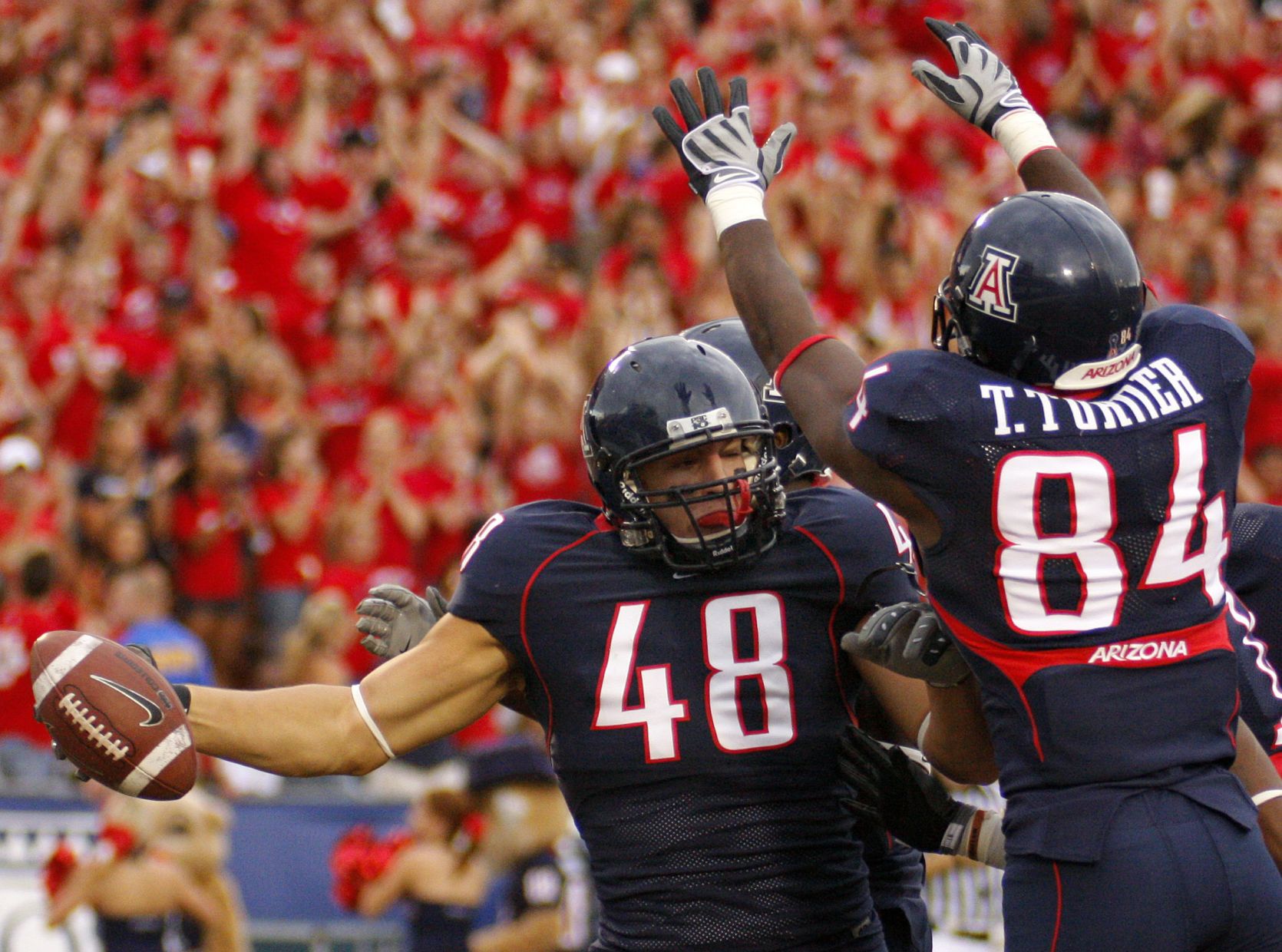 University of Arizona football player Rob Gronkowski